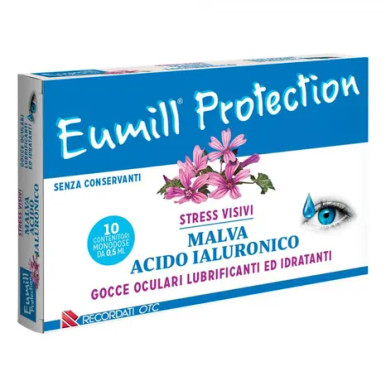 Eumill - Protection Stress Visivi Confezione 10 Flaconi Monodose da 0,5 Ml