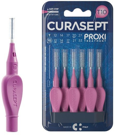 Curasept - Proxi Treatment T10 Rosa Scovolino 1 Mm Confezione 6 Pezzi