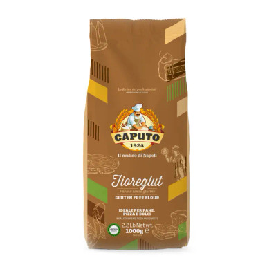 Caputo - FioreGlut Farina Senza Glutine Per Pane Pizza E Dolci Confezione 1 Kg