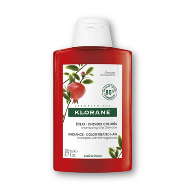 Klorane - Shampoo Al Melograno Luminosità E Protezione Capelli Colorati Confezione 200 Ml