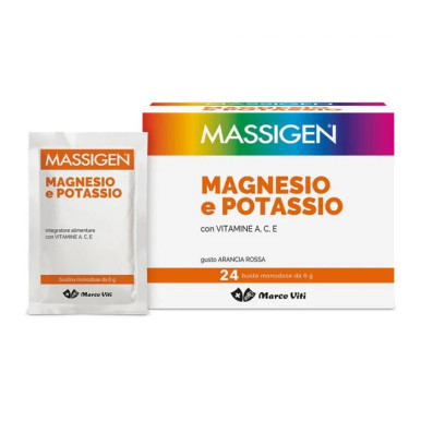 Massigen - Magnesio e Potassio Confezione 24 Bustine