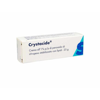 Crystacide - 1% Crema Dermatologica Per Infezioni Cutanee Confezione 25 Gr