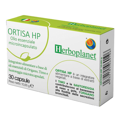 Herboplanet - Ortisa Hp Integratore Vie Respiratorie Confezione 30 Capsule