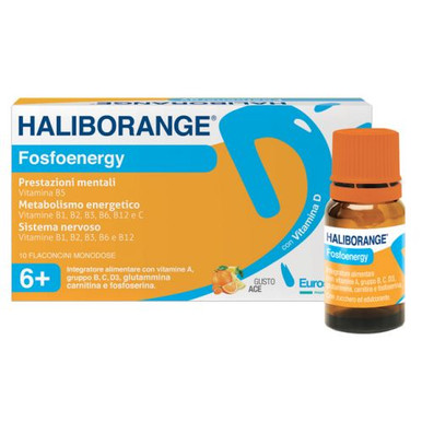 Haliborange - Fosfoenergy Integratore Mente Confezione 10 Flaconi