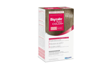 Bioscalin - Nutricolor Plus Colorazione Capelli Permanente 7,01 Biondo Freddo Confezione 1 Pezzo