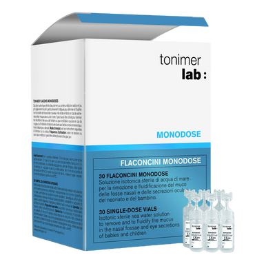 Tonimer - Lab Soluzione Isotonica Confezione 30 Flaconcini Monodose 5 Ml