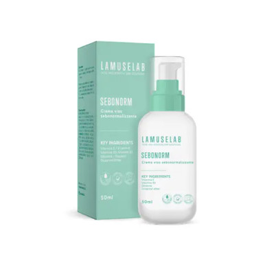 Lamuselab - Sebonorm Crema Sebonormalizzante Viso Confezione 50 Ml