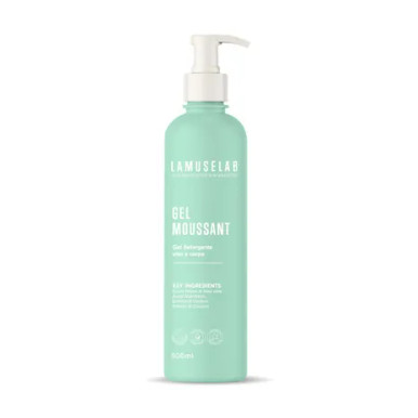 Lamuselab - Gel Moussant Detergente Viso e Corpo Confezione 500 Ml