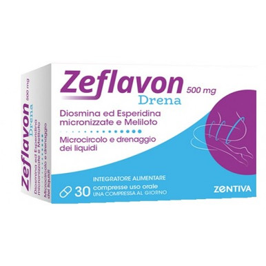 Zentiva - Zeflavon Drena Integratore Drenante Confezione 30 Compresse