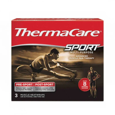 Thermacare - Sport Cerotti Autoriscaldanti Per Dolori Muscolari Confezione 3 Pezzi