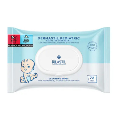Rilastil - Dermastil Salviette Detergenti Confezione 72 Pezzi