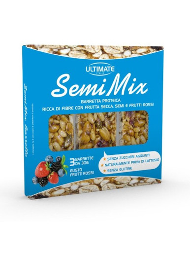 Ultimate - Ultimate Barretta Semimix Frutti Rossi Confezione 3 Pezzi