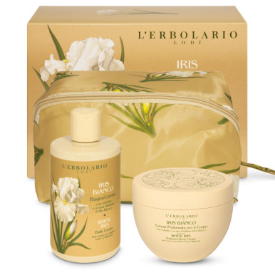 L'Erbolario - Iris Bianco Beauty Case Gemma Confezione 2 x 300 Ml