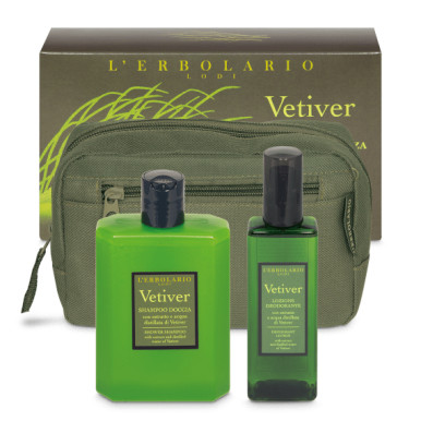 L'Erbolario - Vetiver Beauty Verde Freschezza Lozione Deodorante E Shampoo Doccia Confezione