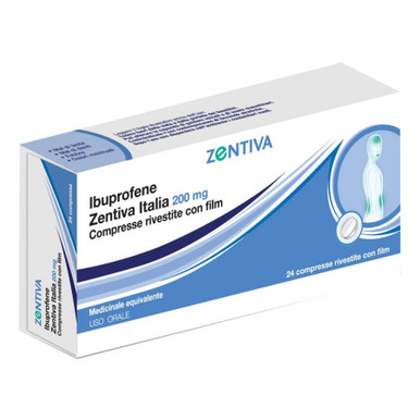 Zentiva - Ibuprofene 200 Mg Confezione 24 Compresse Rivestite