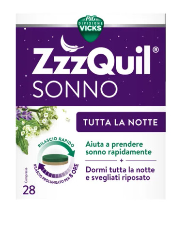 ZzzQuil - Sonno Tutta la Notte Confezione 28 Compresse (Confezione Danneggiata)