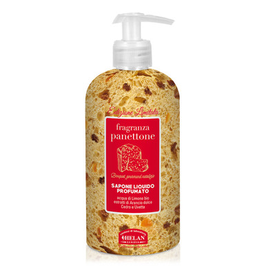 Helan - Panettone Cofanetto Natale Sapone Liquido Profumato Confezione 500 Ml