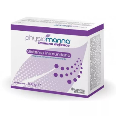 Iuppa - Physiomanna Immuno Defence Integratore Sistema Immunitario Confezione 20 Bustine