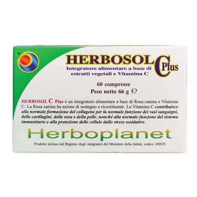 Herboplanet - Herbosol C Plus Integratore Difese Immunitarie Confezione 60 Compresse