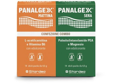 Stardea - Panalgexx Mattina e Sera Dolori Muscolari e Ossei Confezione 28 Stick (Scadenza Prodotto 05/2026)