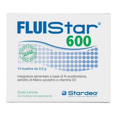 Stardea - Fluistar 600 Integratore per le Vie Respiratorie Confezione 14 Bustine