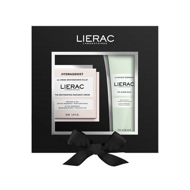 Lierac - Cofanetto Hydragenist Crema Reidratante e Maschera Esfoliante Confezione 2 Pezzi