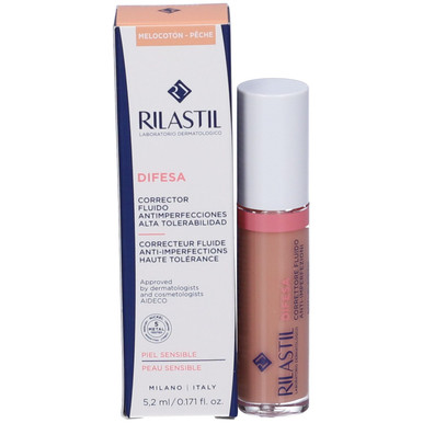 Rilastil - Difesa Correttore Anti Imperfezioni e Anti Macchie Color Pesca Confezione 1 Pezzo
