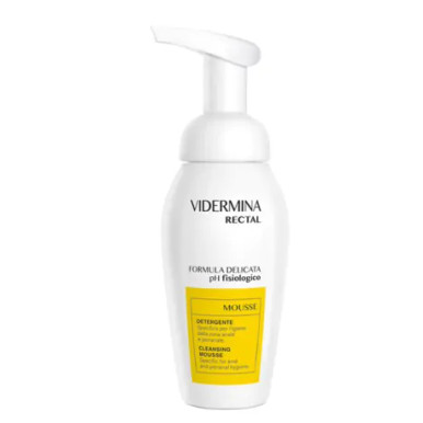 Vidermina - Rectal Mousse Detergente Intimo Emorroidi Confezione 165 Ml