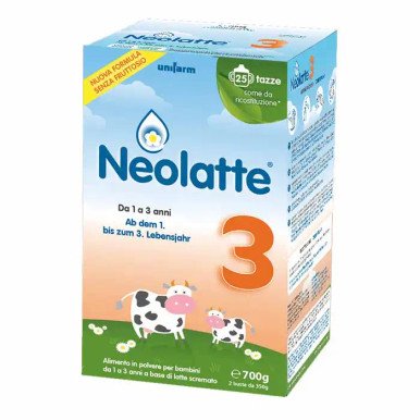 Neolatte - 3 Latte in Polvere Bambini 1-3 Anni Confezione 2x350 Gr