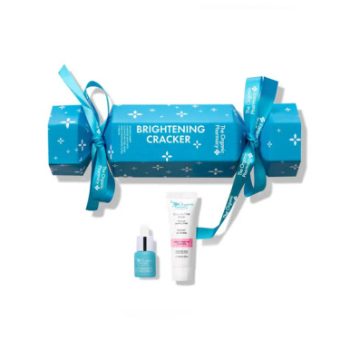 The Organic Pharmacy - Cofanetto Brightening Cracker Duo Illuminante ed Esfoliante Siero e Maschera Confezione 2 Pezzi