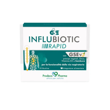 Gse - Influbiotic Rapid Integratore Vie Respiratorie Confezione 10 Bustine