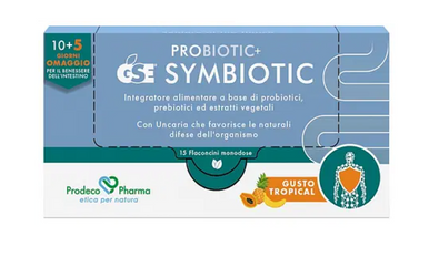 Gse - Probiotic+ Symbiotic Fermenti Lattici Confezione 15 Flaconcini Monodose