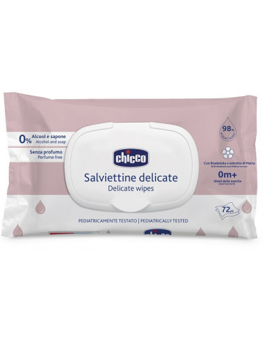 Chicco - Salviette Delicate Confezione 72 Pezzi