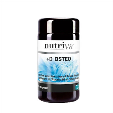 Nutriva - +D Osteo Integratore Ossa Confezione 50 Compresse