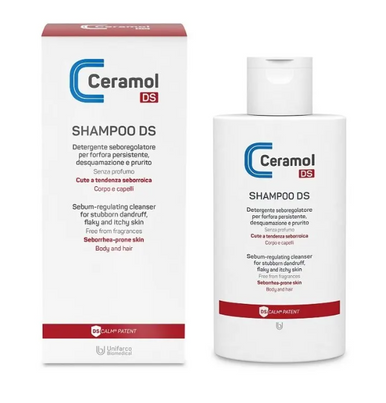 Ceramol - Ds Shampoo Seboregolatore per Forfora Persistente Confezione 200 Ml