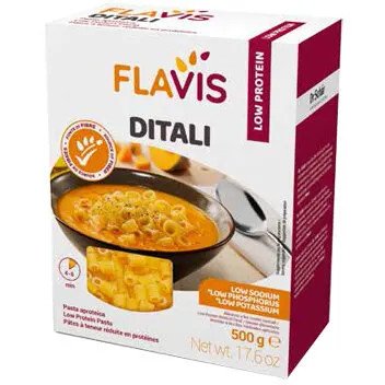 Flavis - Ditali Pasta Aproteica Confezione 500 Gr