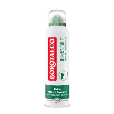 Borotalco - Deodorante Spray Invisibile Verde Confezione 150 Ml
