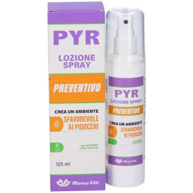 Marco Viti - Pyr Lozione Spray Preventivo Pidocchi Confezione 125 Ml