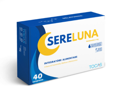 Tocas - Sereluna Integratore pe Favorire il Sonno Confezione 40 Compresse