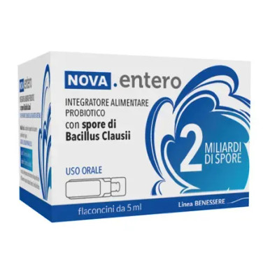 Nova Argentia - Nova Entero 2 Miliardi Fermenti Lattici Confezione 10 Flaconcini