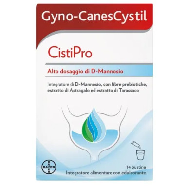Gyno-Canes - Cystil CistiPro Integratore con D-Mannosio Per Benessere Urinario Confezione 14 Bustine