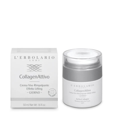 L'Erbolario - CollagenAttivo Crema Viso Giorno Rimpolpante Effetto Lifting Confezione 50 Ml