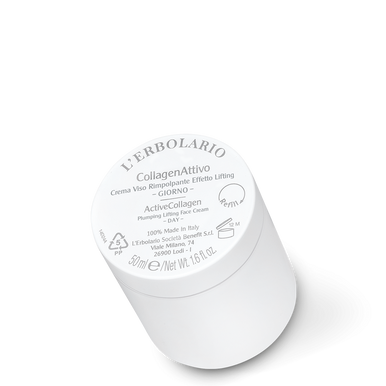 L'Erbolario - CollagenAttivo Ricarica Crema Viso Giorno Rimpolpante Effetto Lifting Confezione 50 Ml