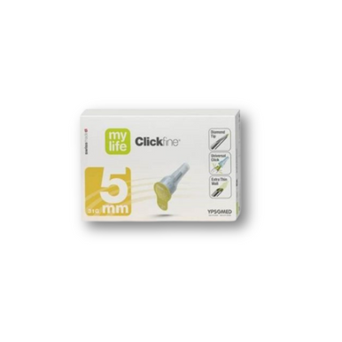 Clickfine - Aghi Sterili Monouso 31 Gauge 5 Mm  Confezione 100 Pezzi