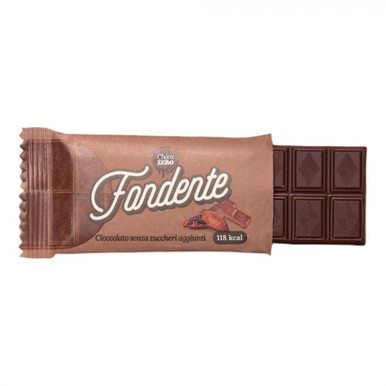 Choco Zero - Tavoletta Cioccolato Fondente Senza Zuccheri Confezione 25 Gr