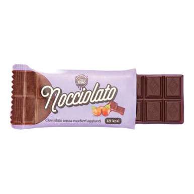 Choco Zero - Tavoletta Al Nocciolato Fondente Senza Zuccheri Confezione 25 Gr