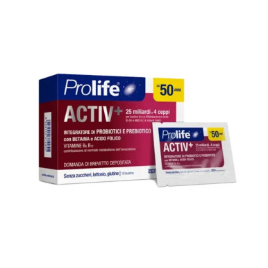 Prolife - Activ+ dai 50 Anni Integratore Fermenti Lattici Confezione 10 Bustine