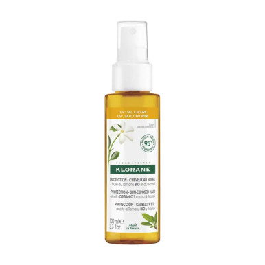 Klorane - Olio al Tamanu Bio E Monoï per Capelli Confezione 100 Ml