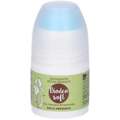 La Saponaria - Biodeo Soft Iris Bardana e Calendula Deodorante Pelli Sensibili Confezione 50 Ml