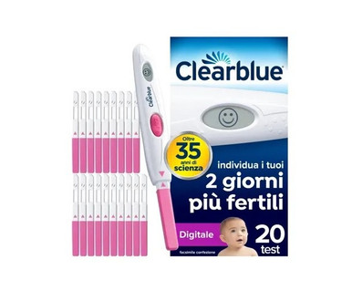 Clearblue - Test di Ovulazione Digitale Confezione 20 Pezzi